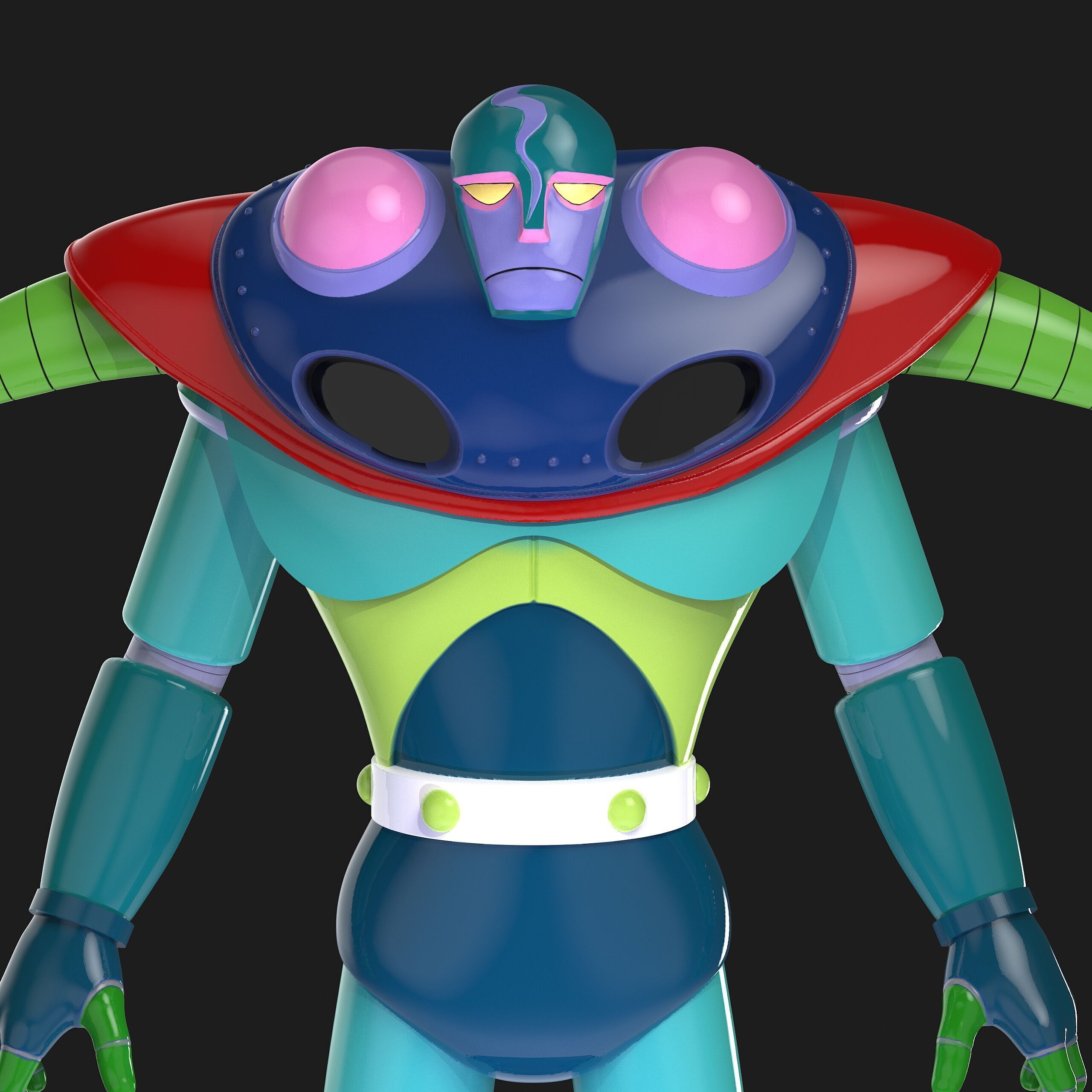 Briver A3 Mazinger Z 3D print model_4