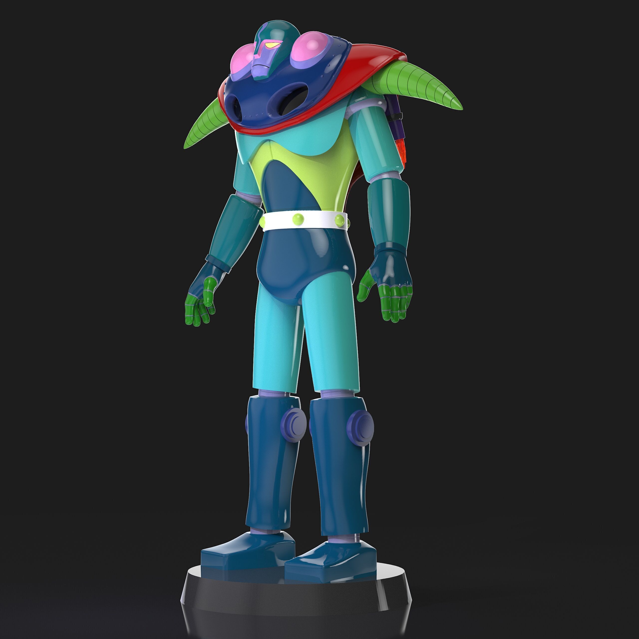 Briver A3 Mazinger Z 3D print model_2