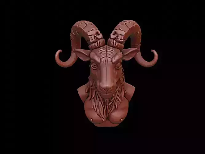 Faun Beast Bust