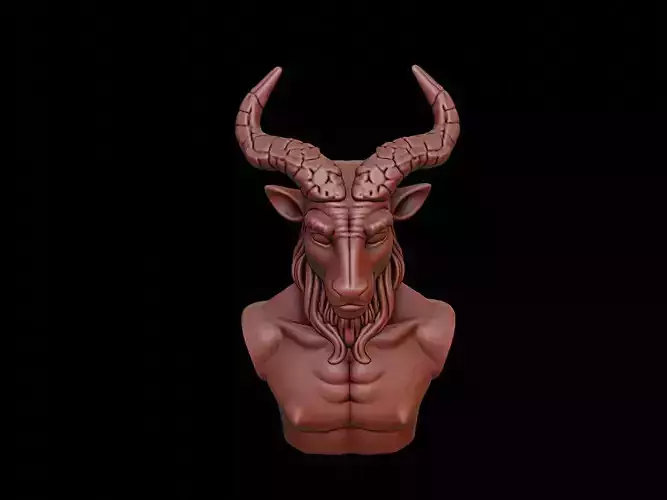 Faun Beast Bust