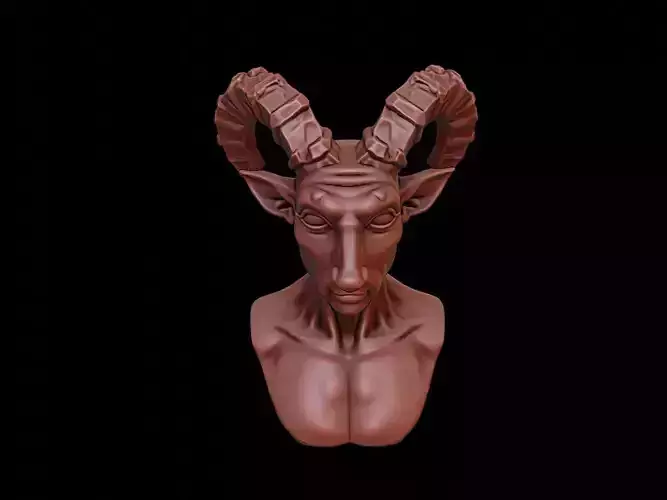 Faun Beast Bust
