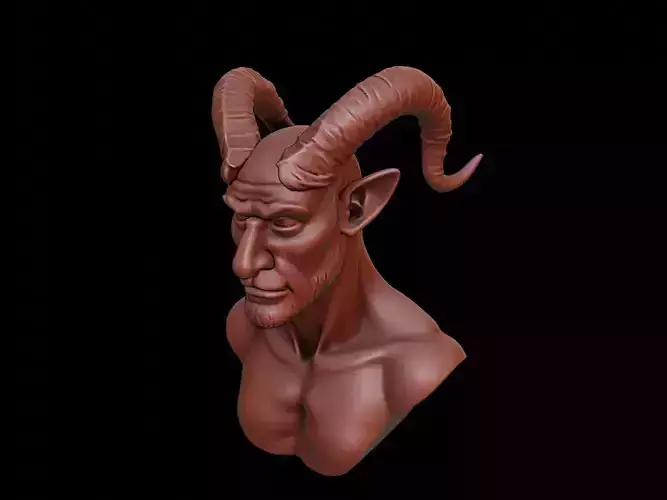 Faun Beast Bust