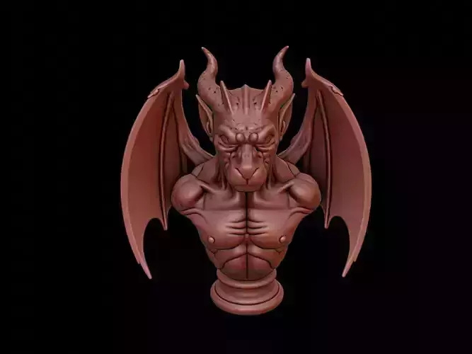 Gargoyle Beast Bust