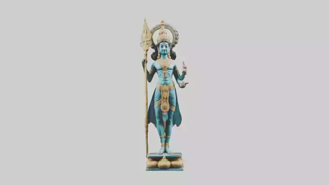 Kartikeya statue model