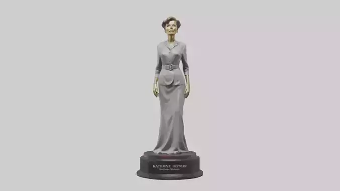 Katharine Hepburn statue model