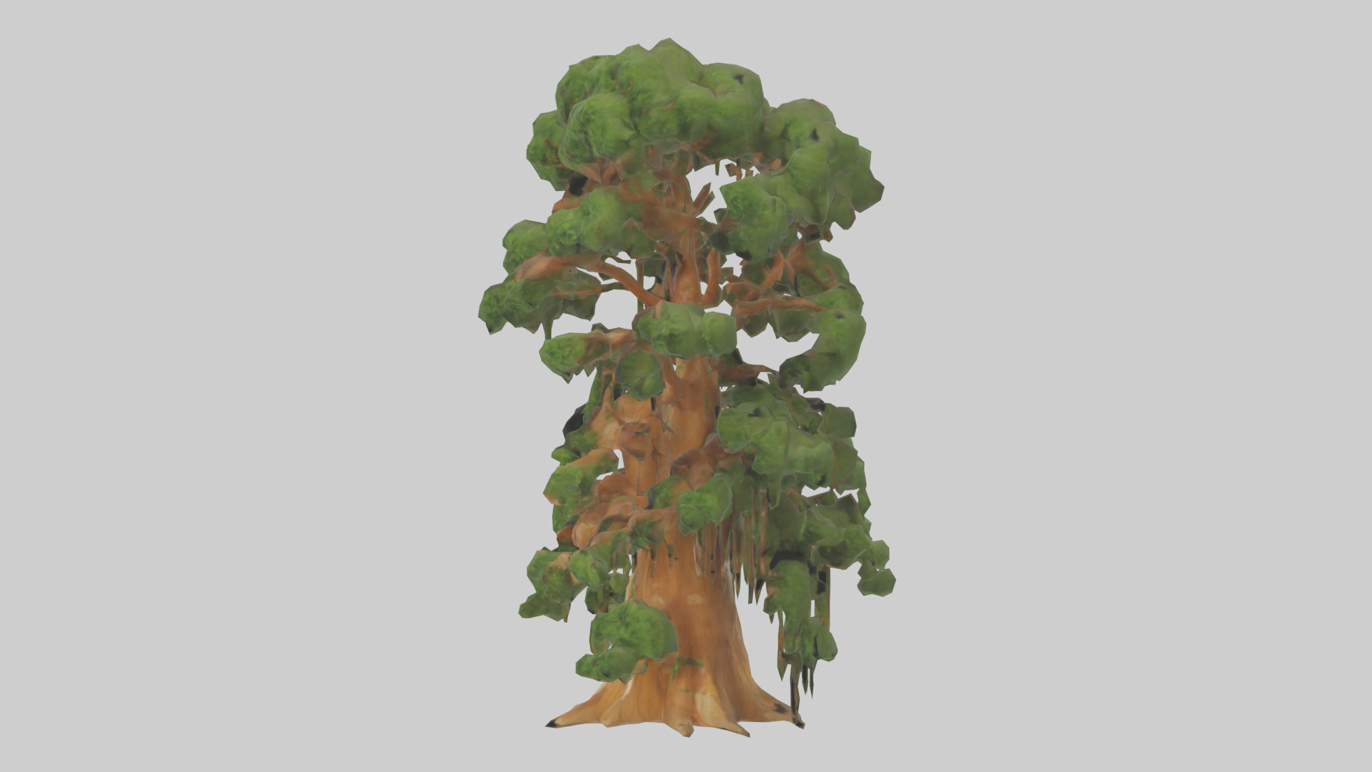 Kauri tree model Low-poly 3D model_10
