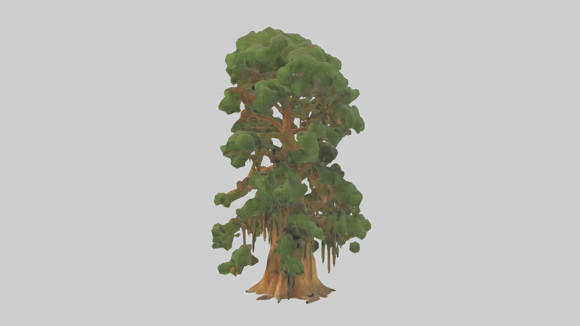 Kauri tree model Low-poly 3D model_12