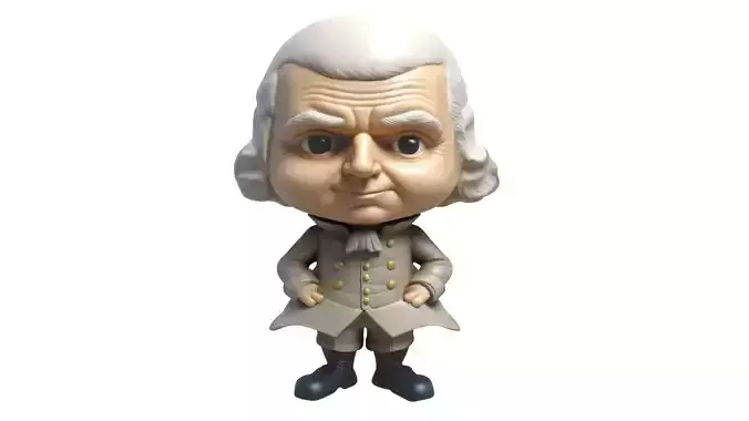 historical  cartoon character 3D print model