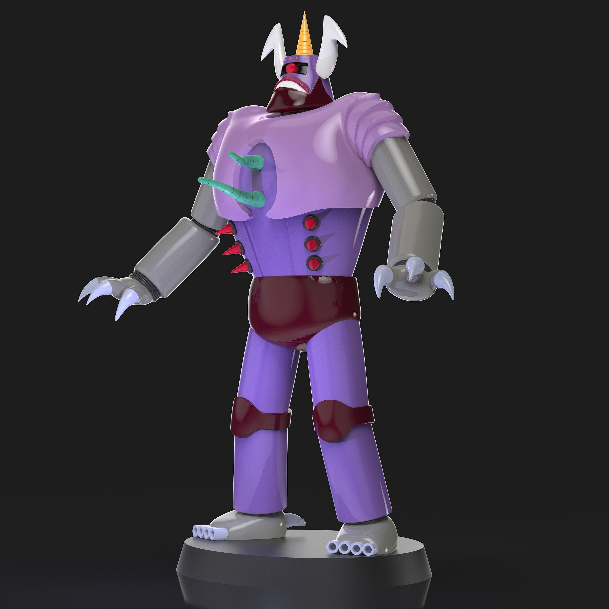Ozones B3 Mazinger Z 3D print model_2