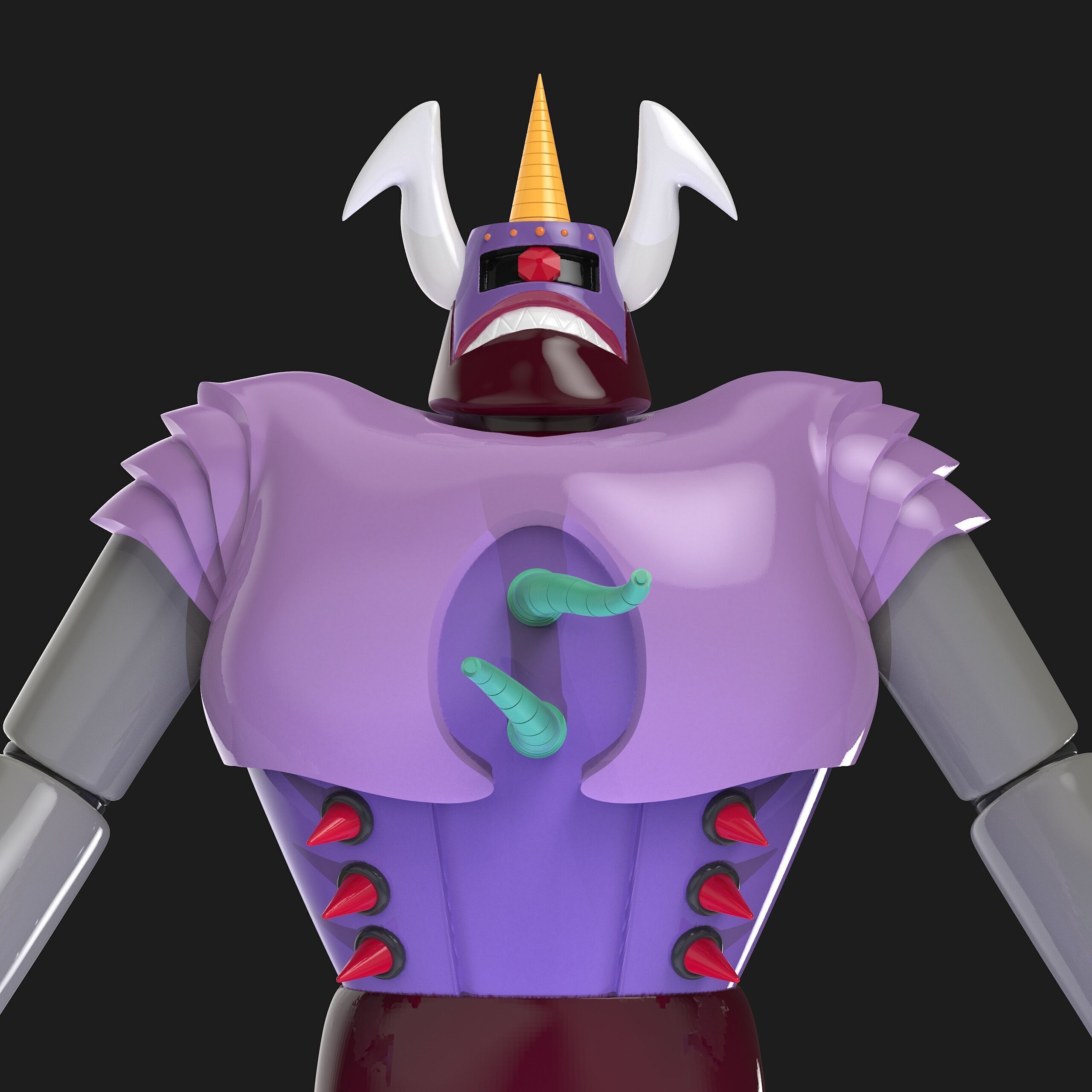 Ozones B3 Mazinger Z 3D print model_4