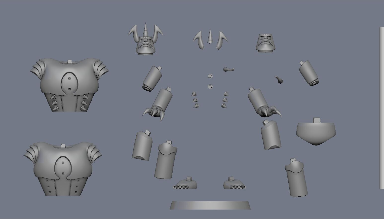 Ozones B3 Mazinger Z 3D print model_7