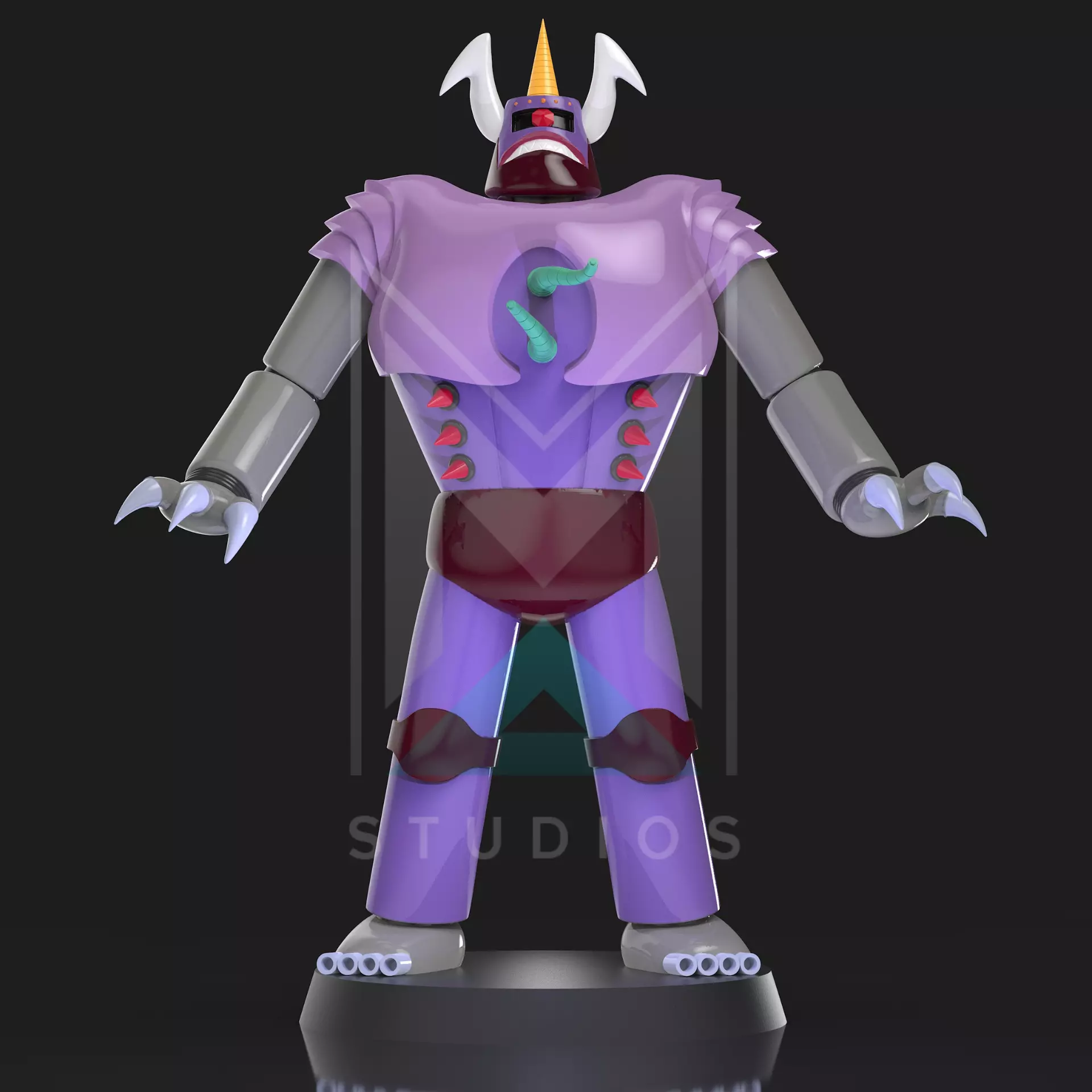 Ozones B3 Mazinger Z 3D print model_0