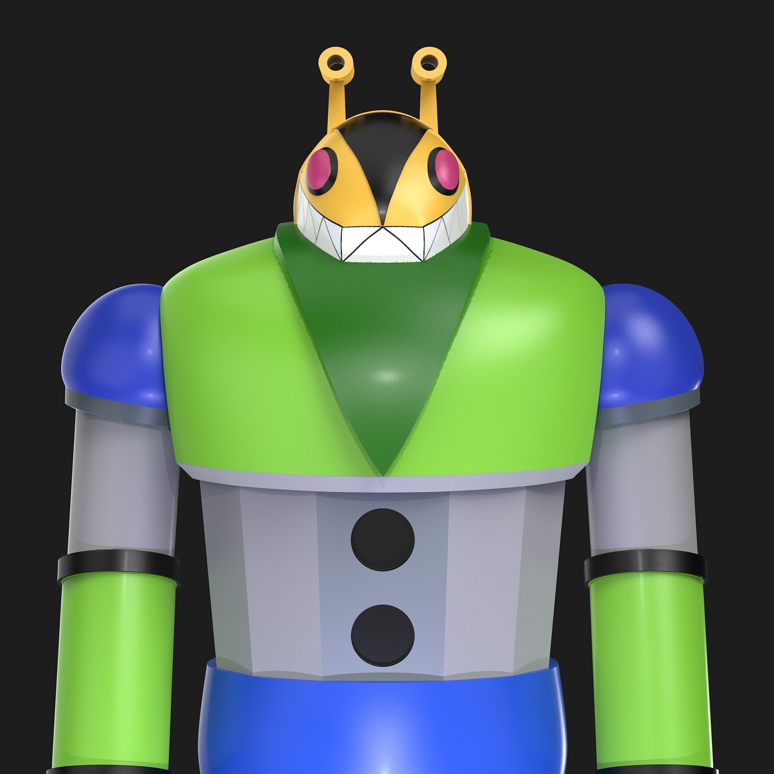 Balkan P5 Mazinger Z 3D print model_4