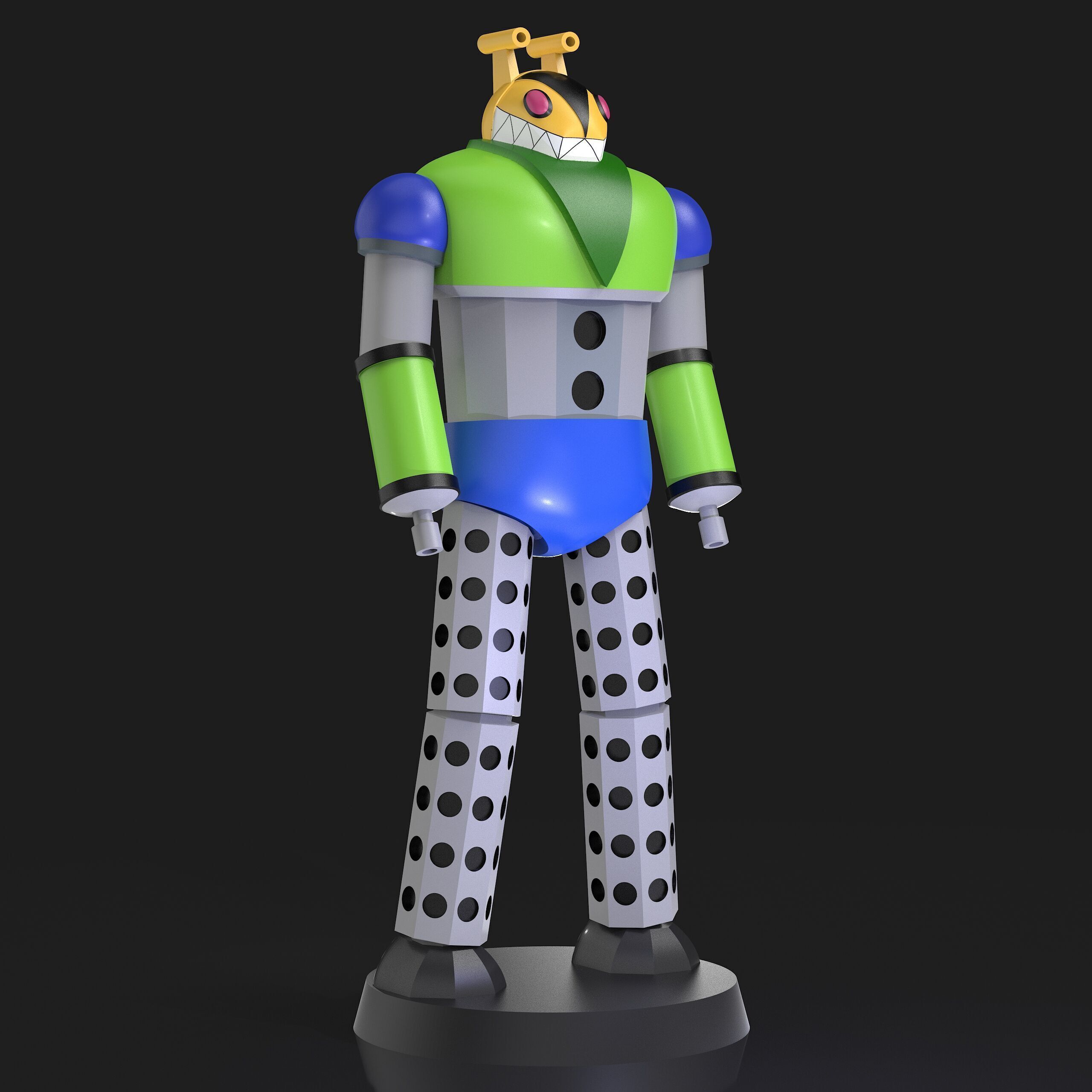 Balkan P5 Mazinger Z 3D print model_1