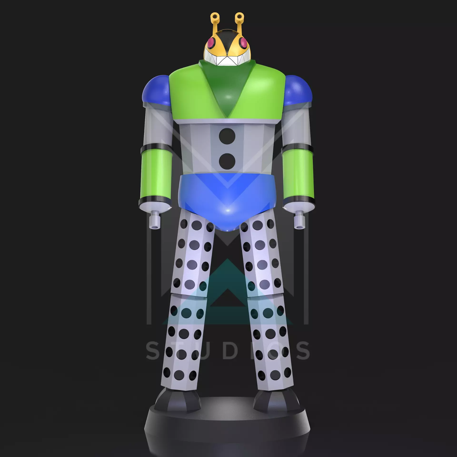 Balkan P5 Mazinger Z 3D print model_0