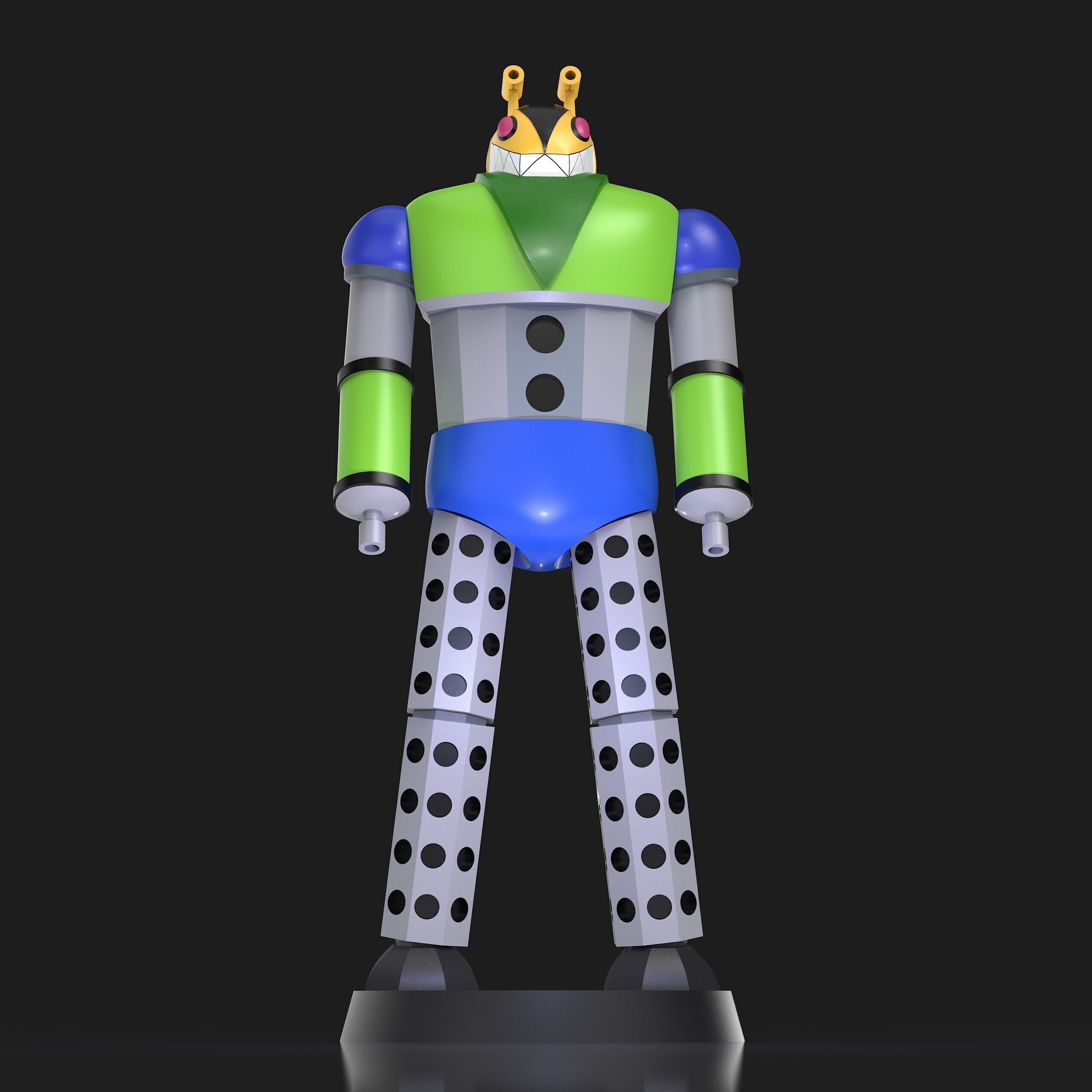 Balkan P5 Mazinger Z 3D print model_7