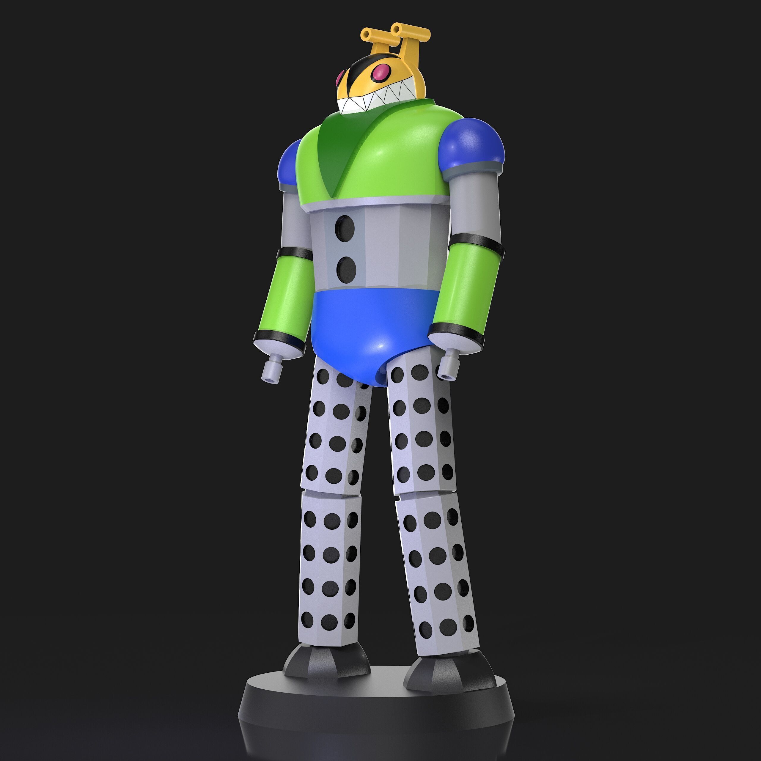 Balkan P5 Mazinger Z 3D print model_2