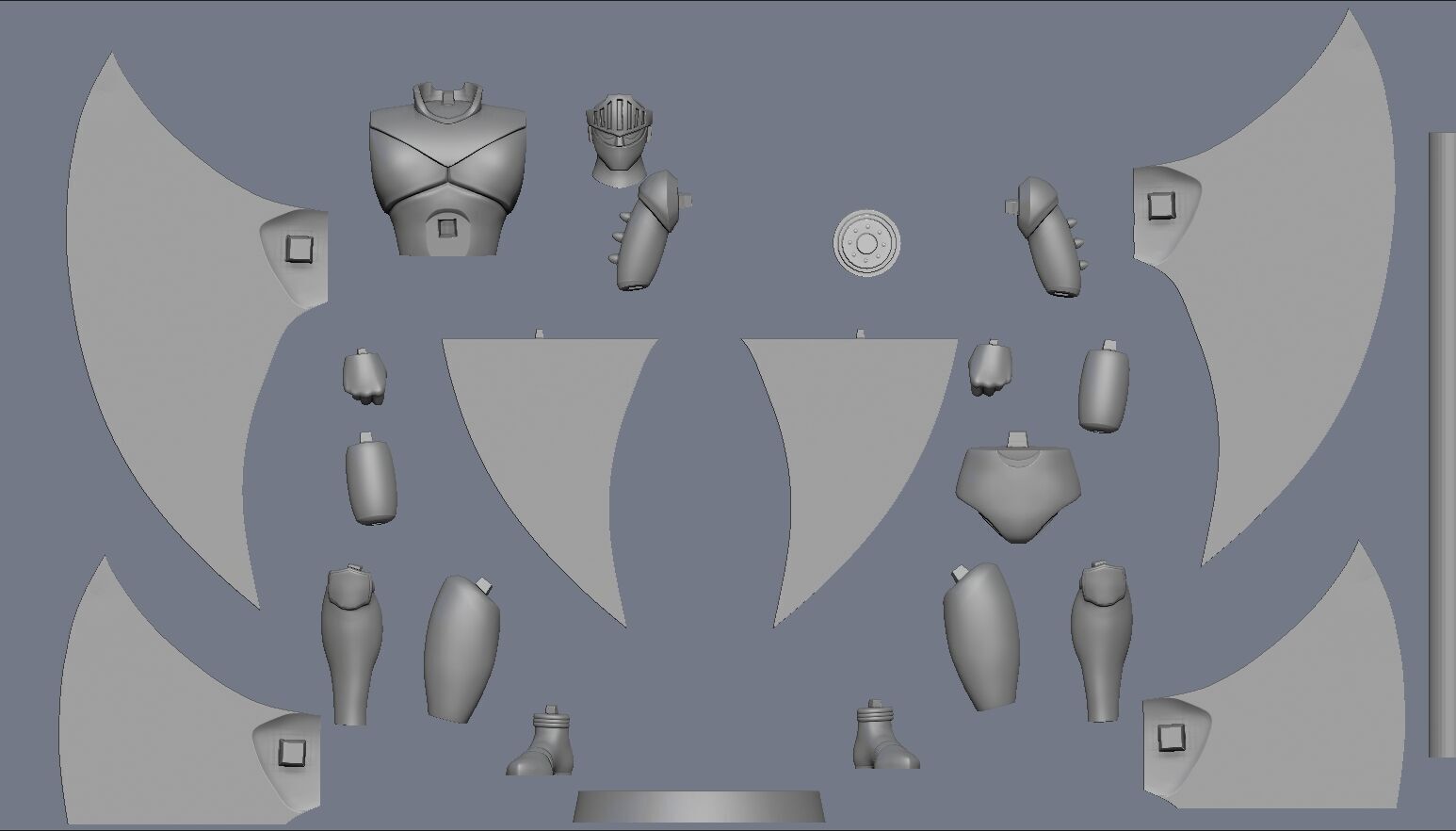 Doublephaser V1 Mazinger Z 3D print model_5