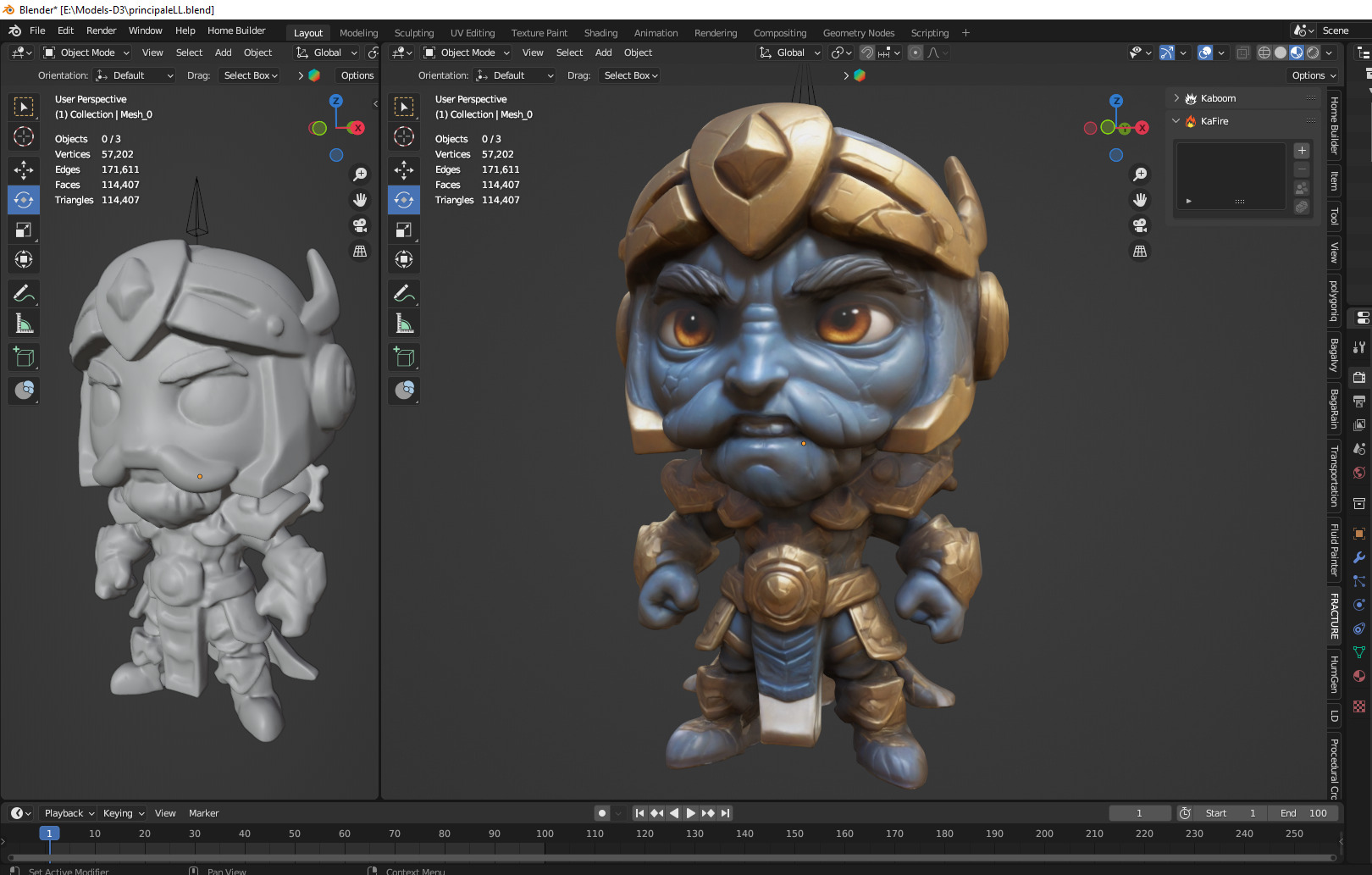 cartoon soldier 02 3D print model_2