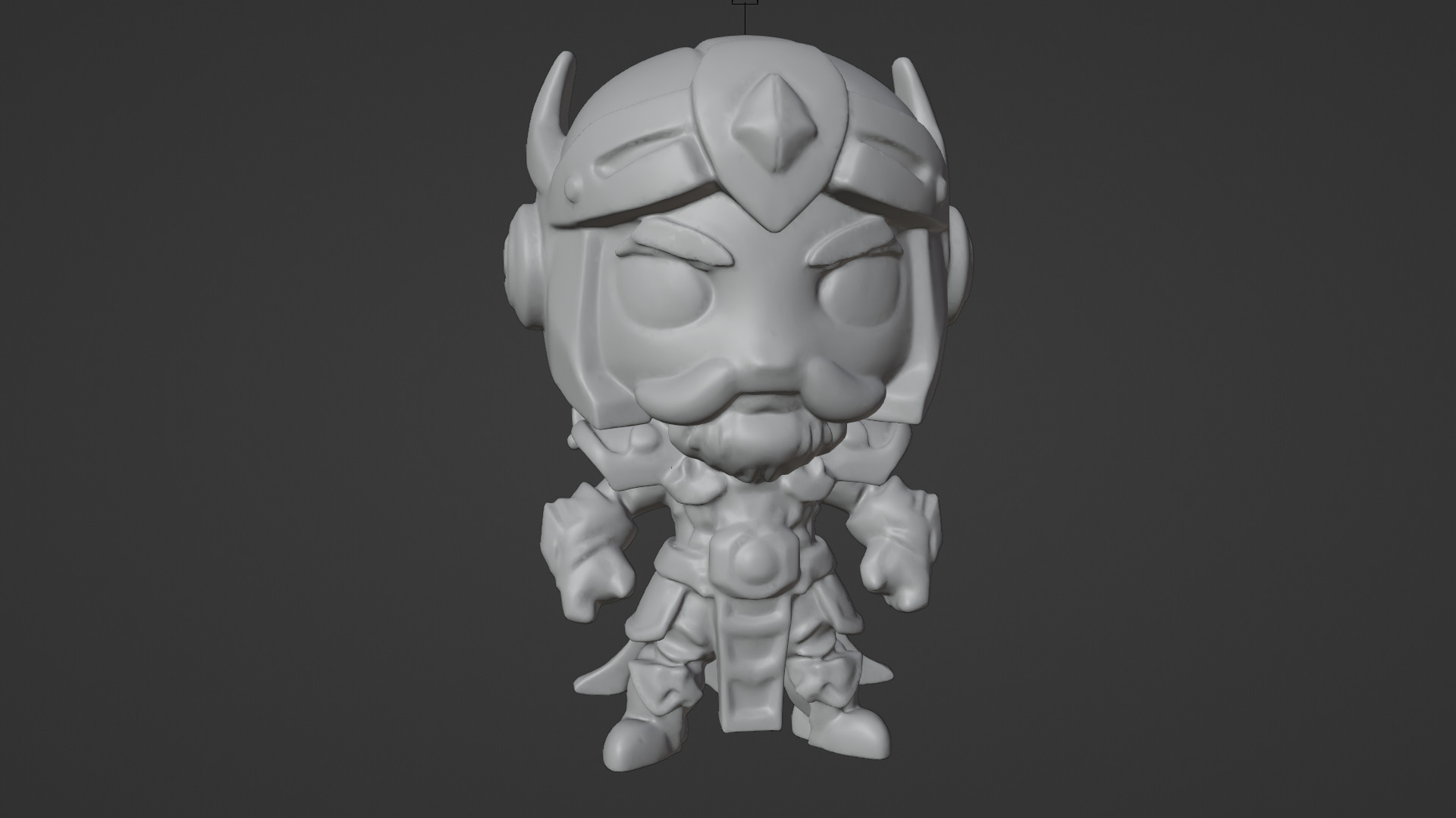 cartoon soldier 02 3D print model_4