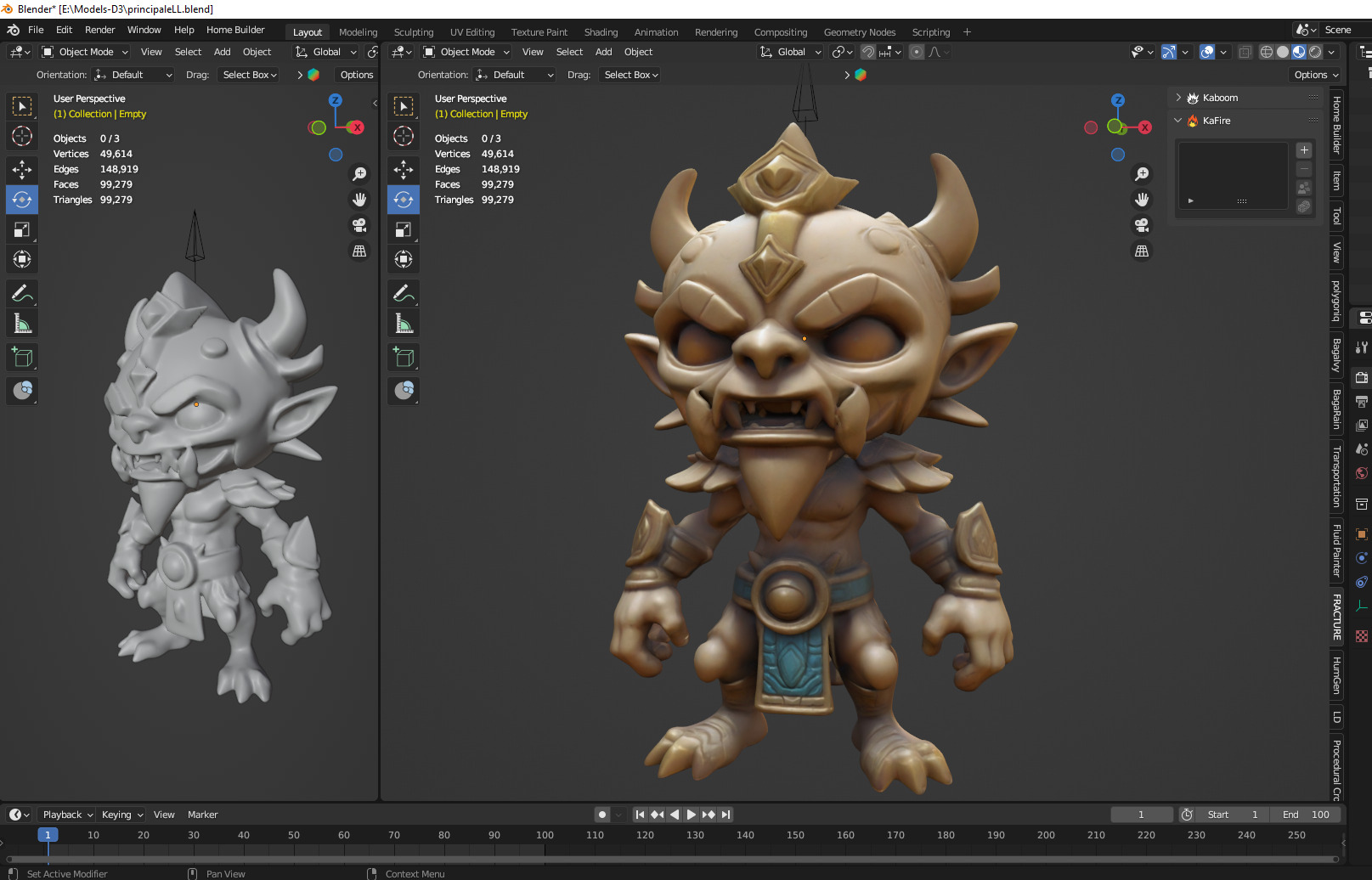 cartoon devil soldier 3D print model_2
