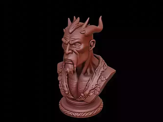 Gorgon Beast Bust