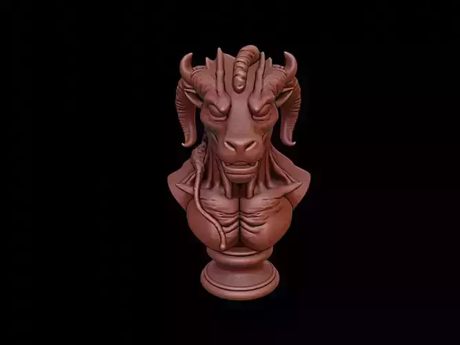 Gorgon Beast Bust