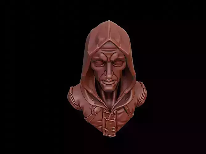 Hooded Fiend Beast Bust 3D print model