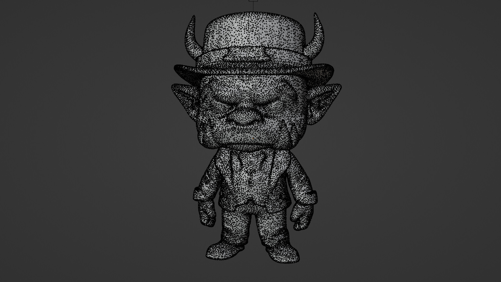 cartoon devil  3D print model_5