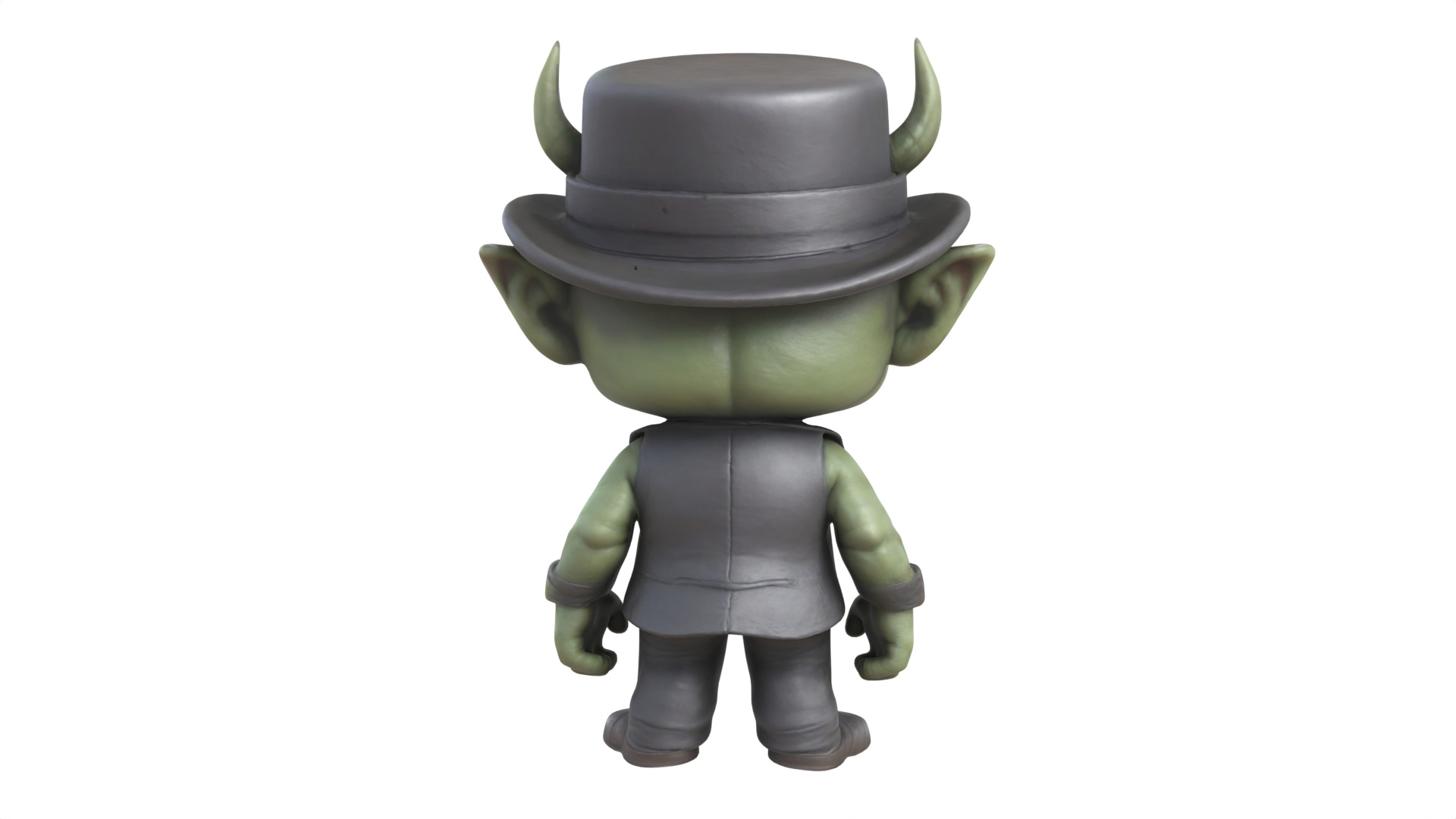cartoon devil  3D print model_3