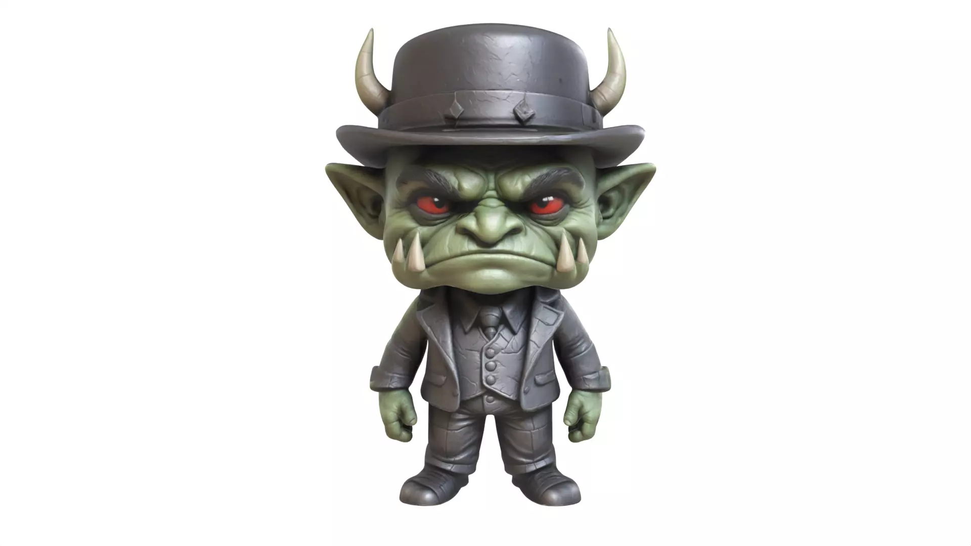 cartoon devil  3D print model_0