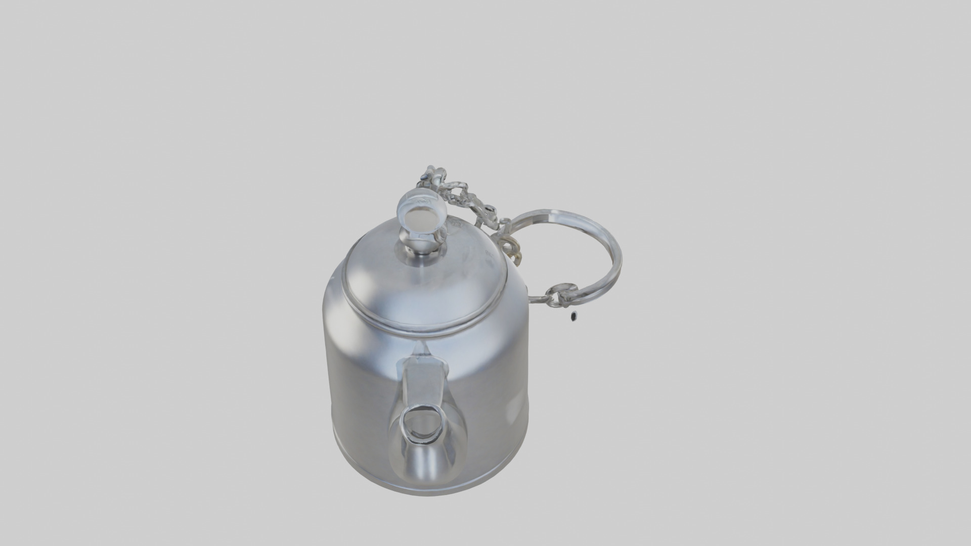 Kettle keychain model Low-poly 3D model_16