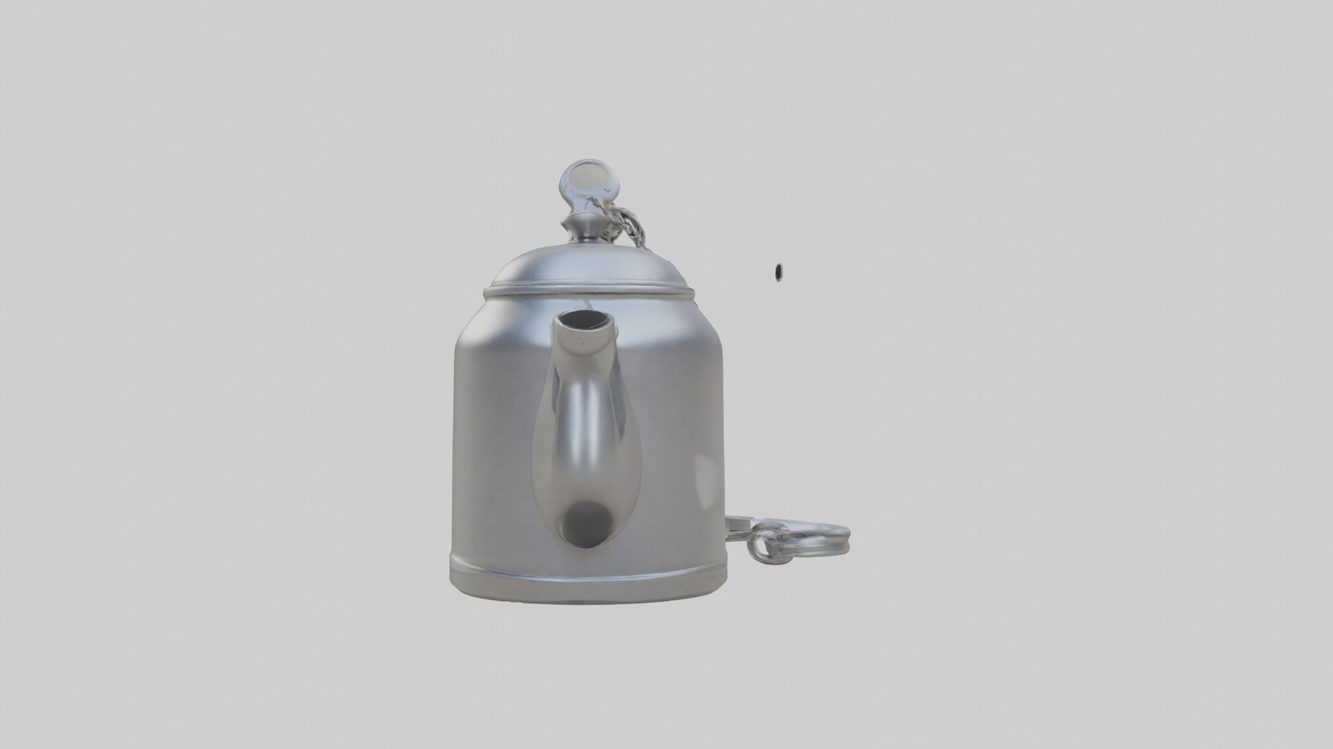 Kettle keychain model Low-poly 3D model_9