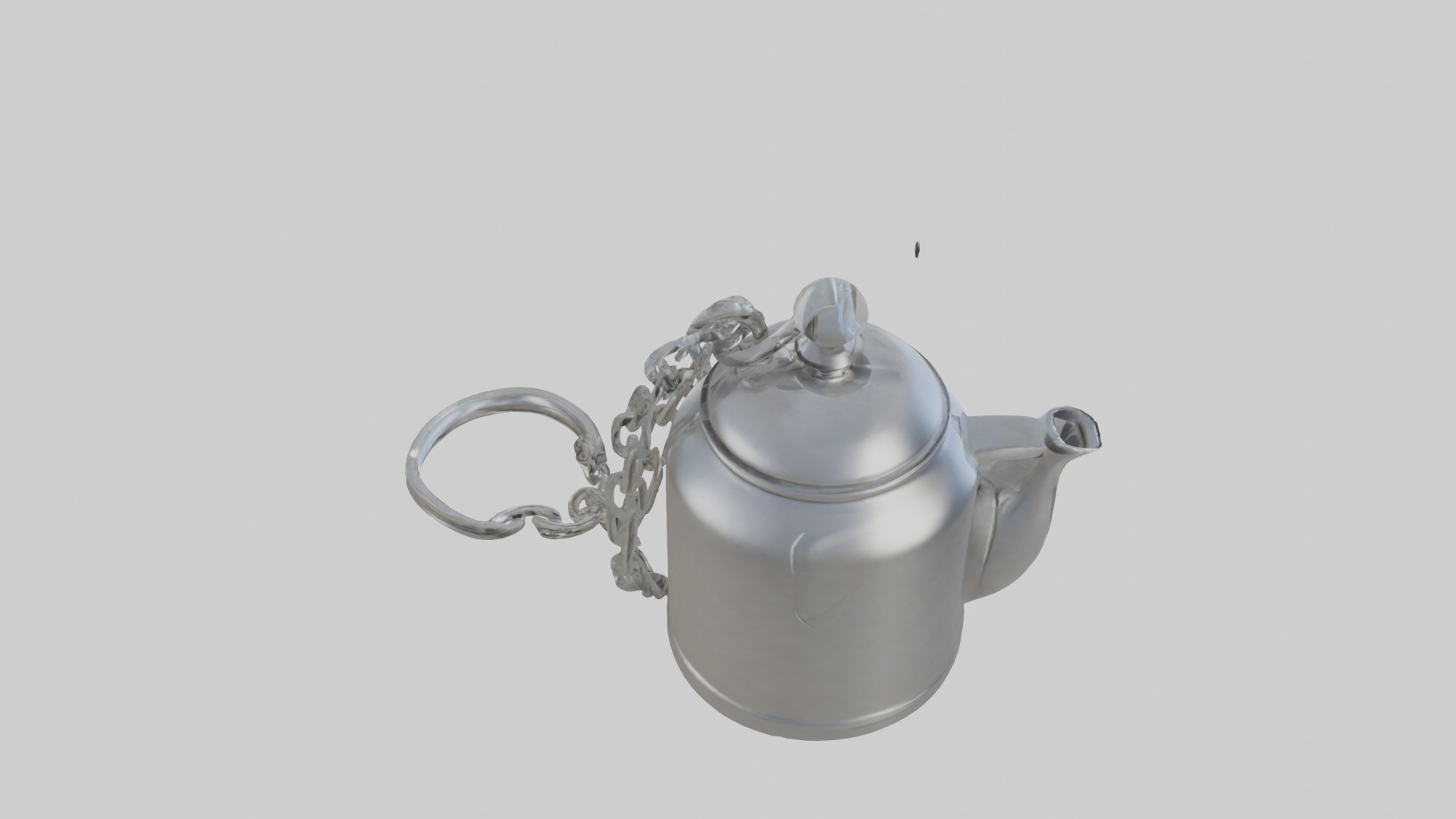 Kettle keychain model Low-poly 3D model_18