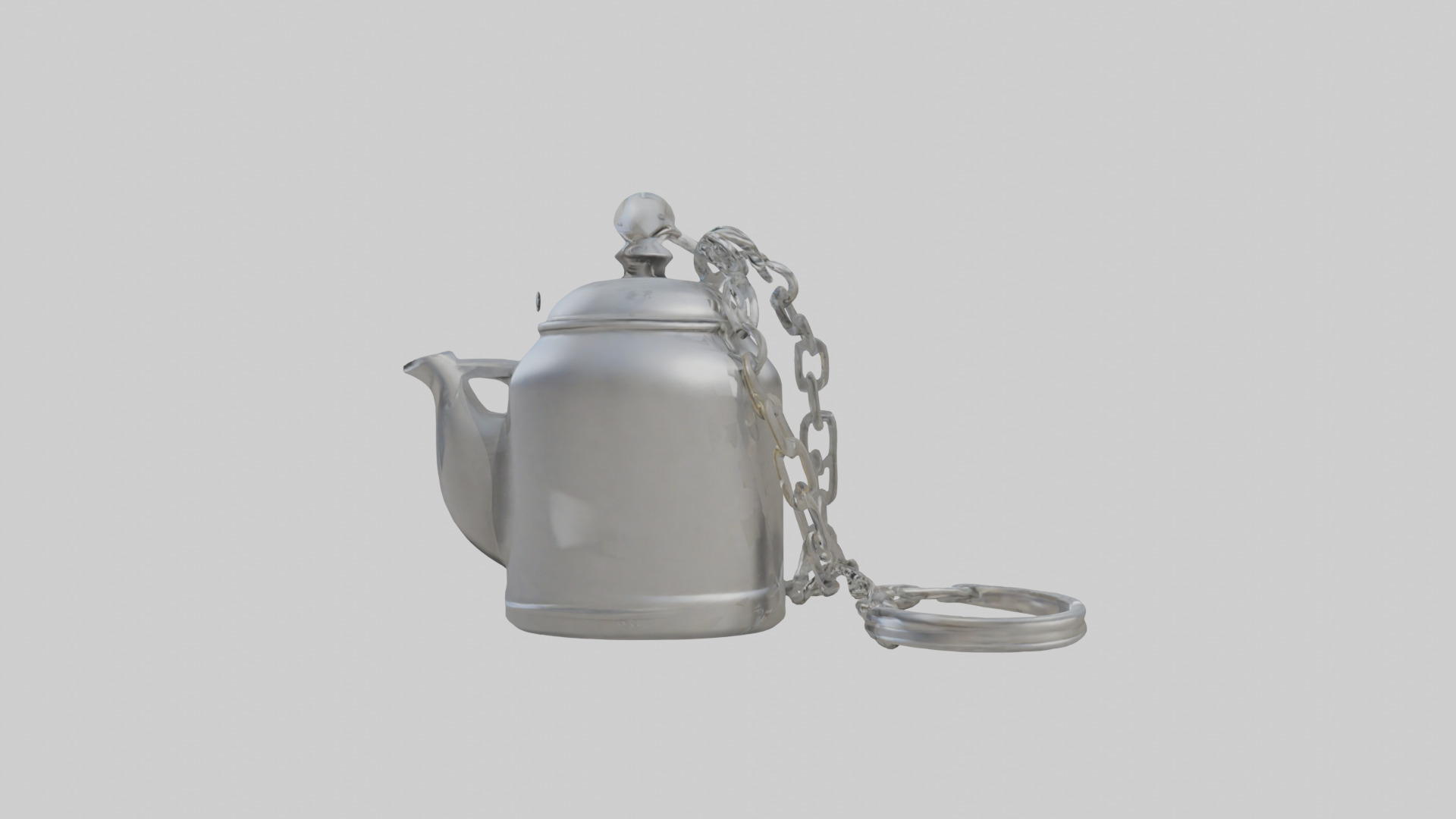 Kettle keychain model Low-poly 3D model_12