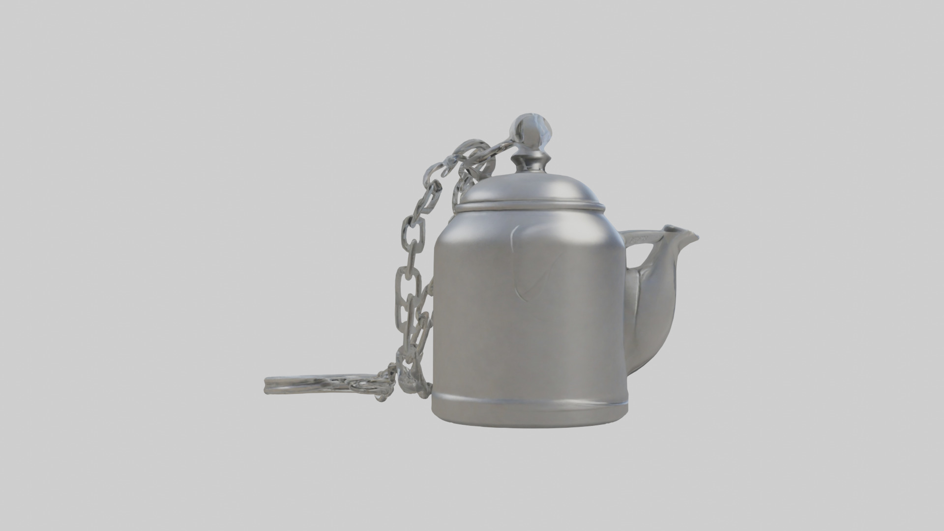 Kettle keychain model Low-poly 3D model_13
