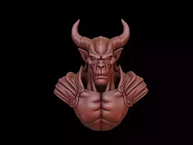 Imp Beast Bust 3D print model