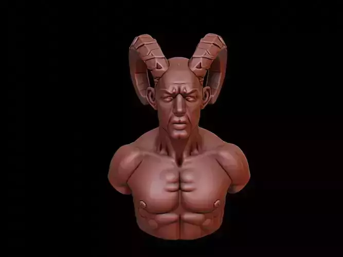 Incubus Beast Bust 3D print model