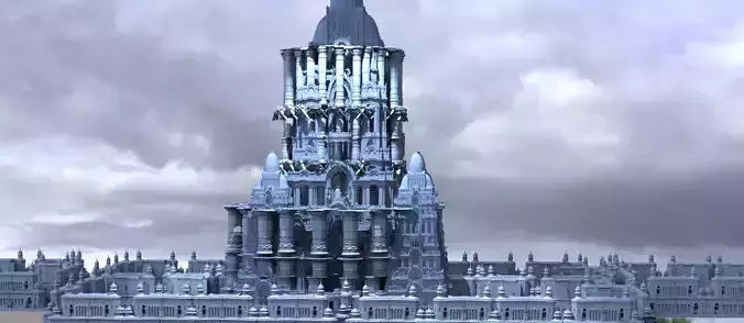 Pillar of Acadia city 2 3D model