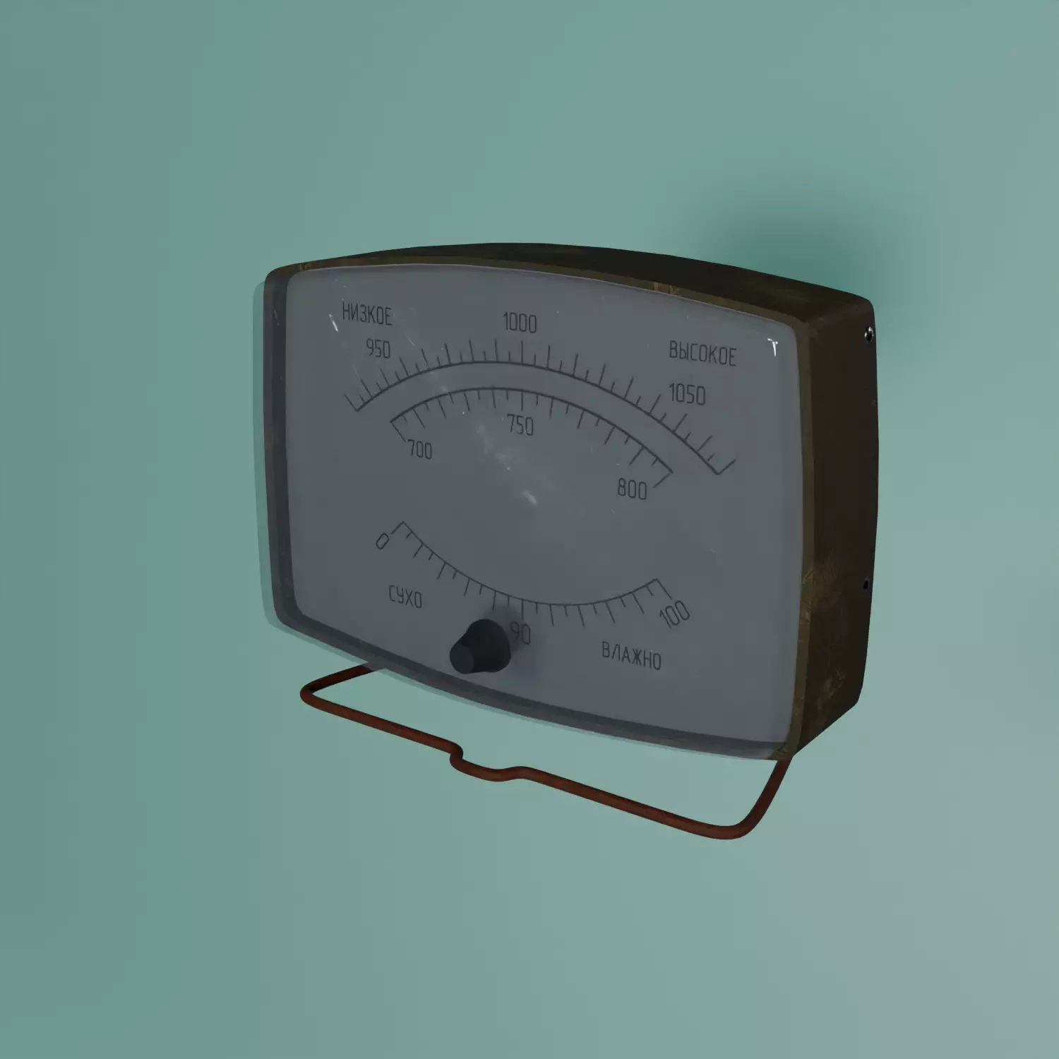BM-2 Barometer USSR Free 3D model