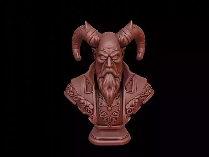 Infernal Scholar Beast Bust