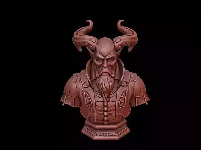Infernal Scholar Beast Bust