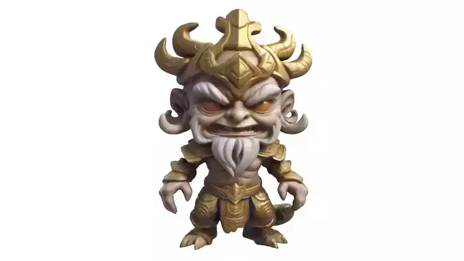 fantasy king 3D print model