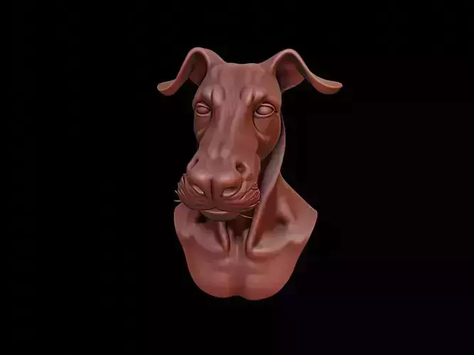 Kelpie Beast Bust