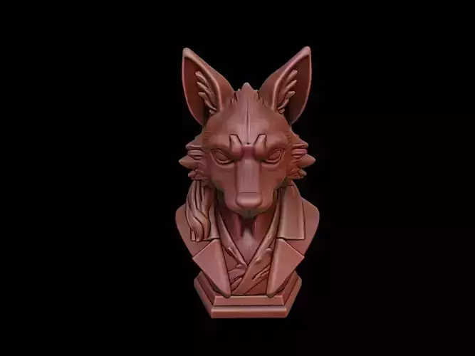 Kitsune Beast Bust