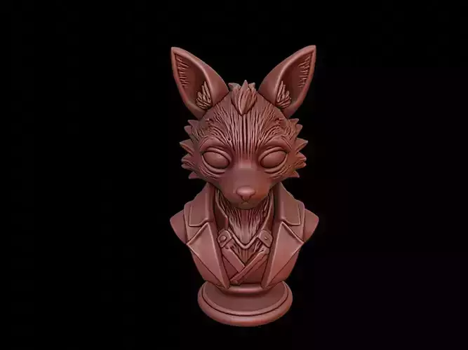 Kitsune Beast Bust