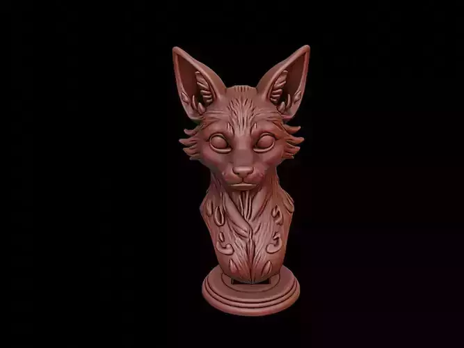 Kitsune Beast Bust