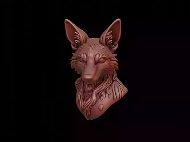 Kitsune Beast Bust