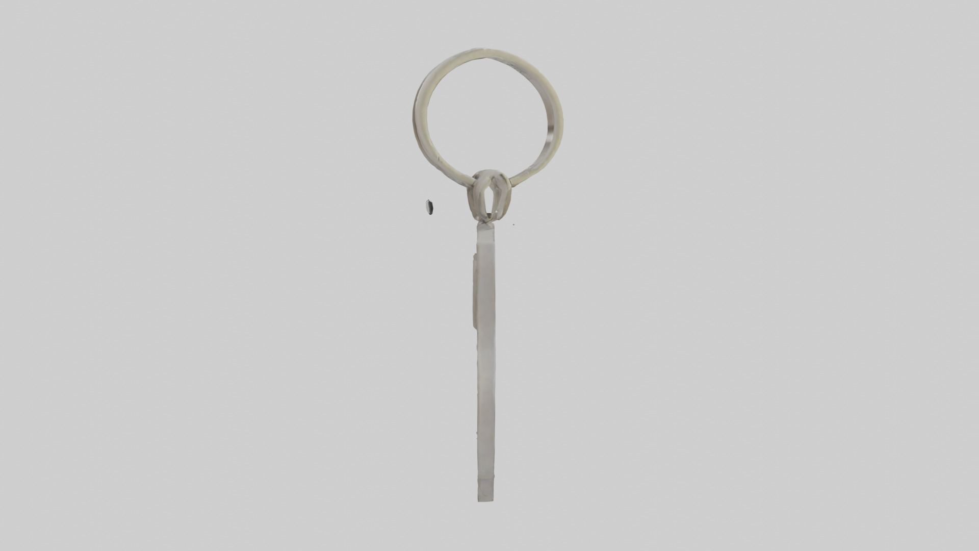 Keyhole keychain model Low-poly 3D model_13