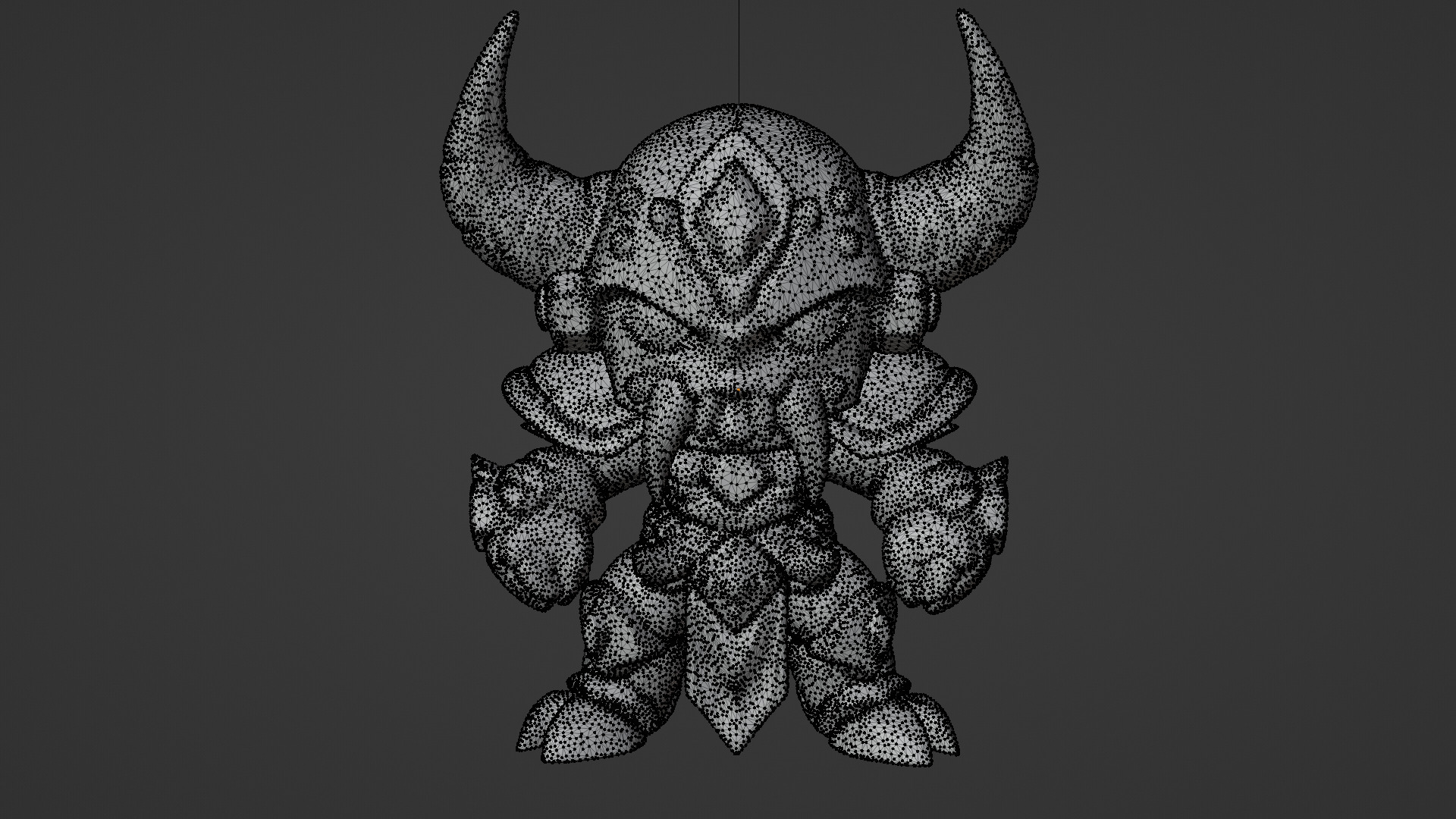 fantasy devil soldier 3D print model_4